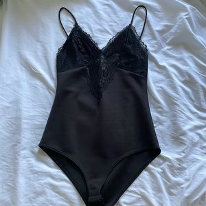 Lace Tank-Top Bodysuit